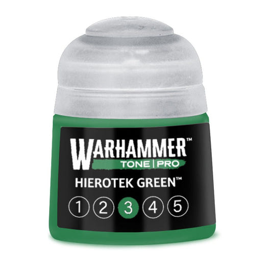 Warhammer Tone Pro Hierotek Green 3 12ml paint pot