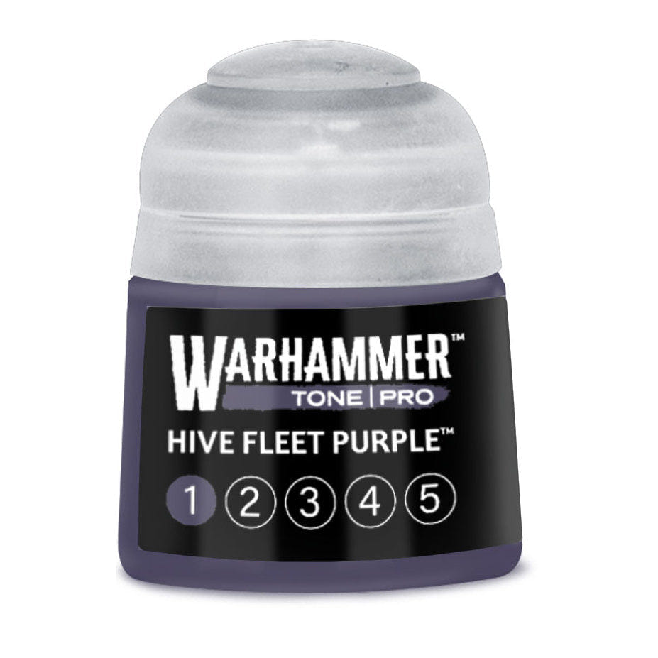 Warhammer Tone Pro Hive Fleet Purple 1 12ml paint pot, part of the Hive Fleet Purple 1–5 bundle