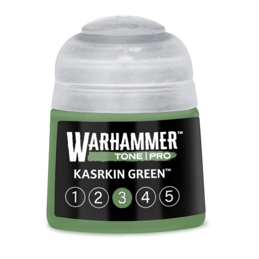 Warhammer Tone Pro Kasrkin Green 3 12ml paint pot