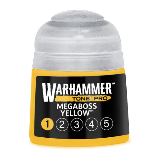 Warhammer Tone Pro Megaboss Yellow 1 12ml paint pot
