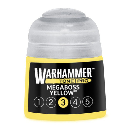 Warhammer Tone Pro Megaboss Yellow 3 12ml paint pot