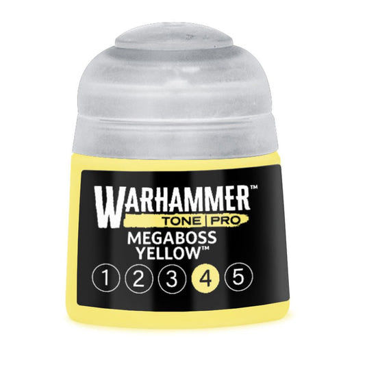 Warhammer Tone Pro Megaboss Yellow 4 12ml paint pot