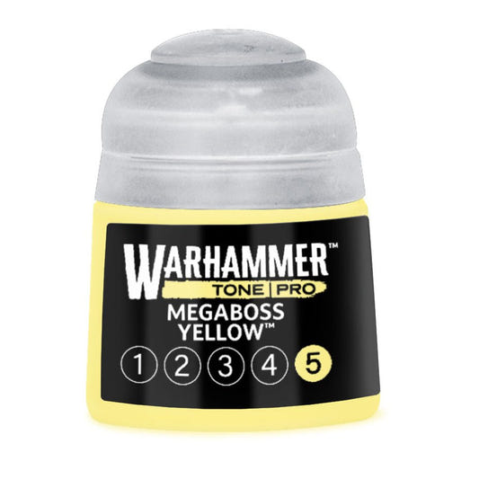 Warhammer Tone Pro Megaboss Yellow 5 12ml paint pot