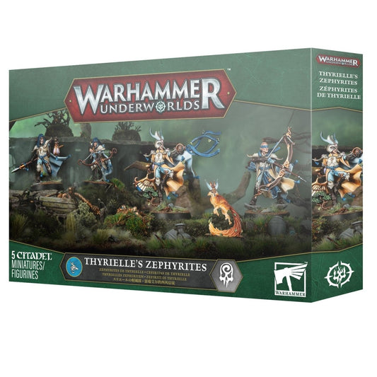 Warhammer Underworlds game box featuring miniatures on a white background