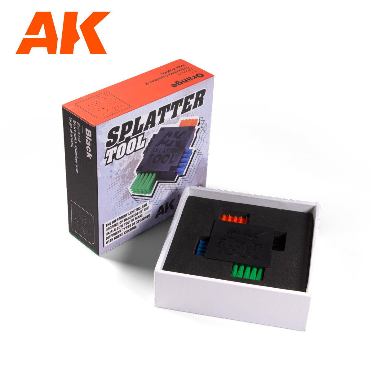 AK Interactive Splatter Tool AK9160 - Loaded Dice Barry Vale of Glamorgan CF64 3HD