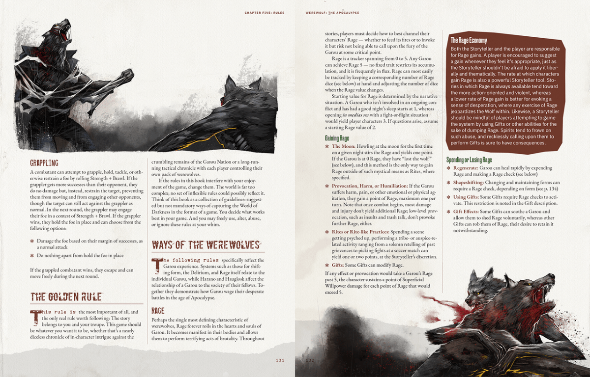 Werewolf The Apocalype (5th Edition Core Rulebook) - Loaded Dice
