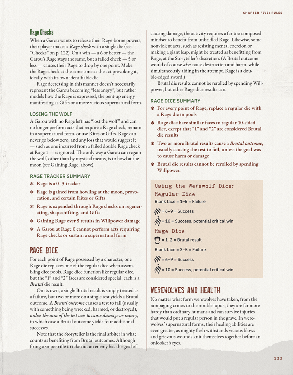 Werewolf The Apocalype (5th Edition Core Rulebook) - Loaded Dice