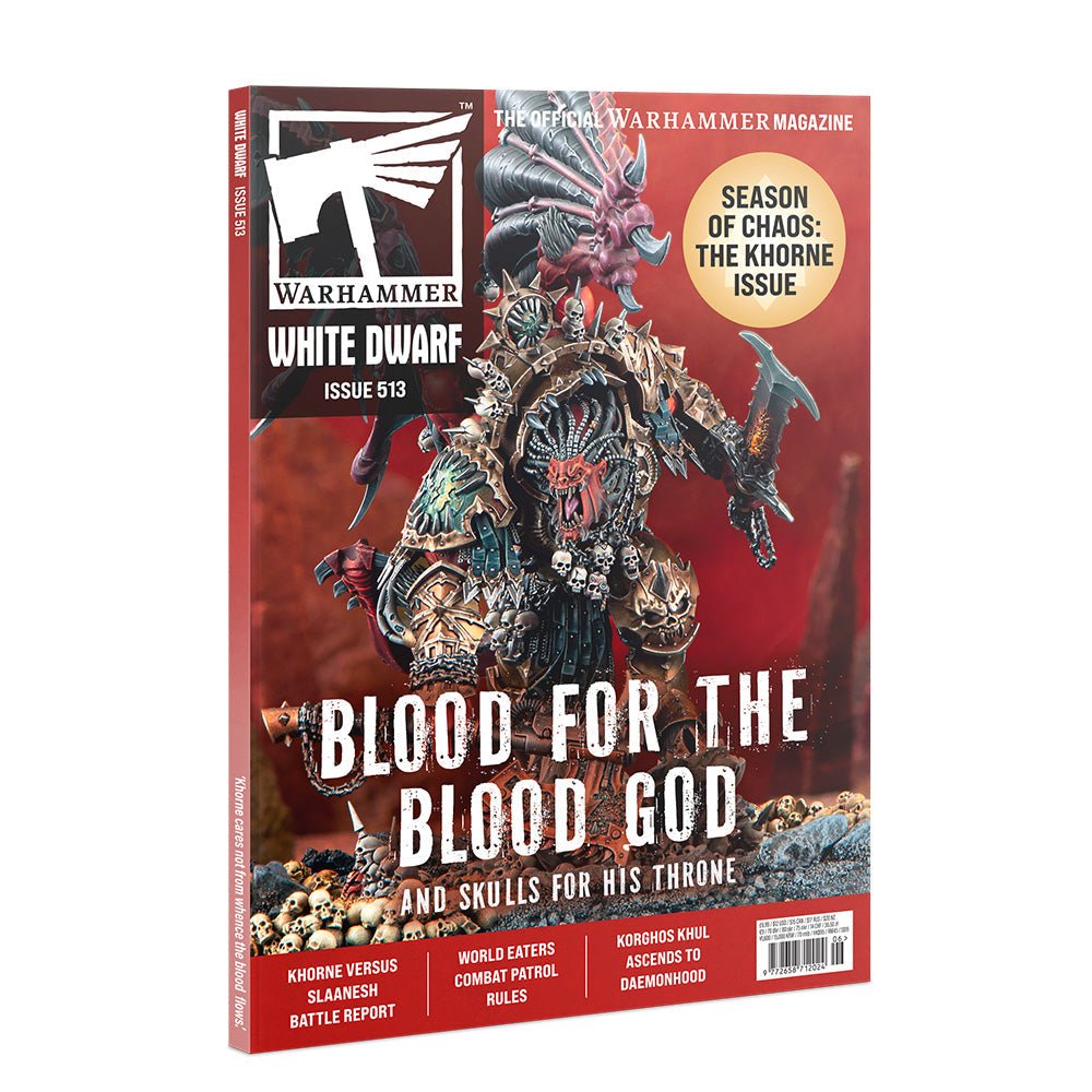 White Dwarf issue 513 cover, Blood for the Blood God, the Khorne issue of the Warhammer magazine