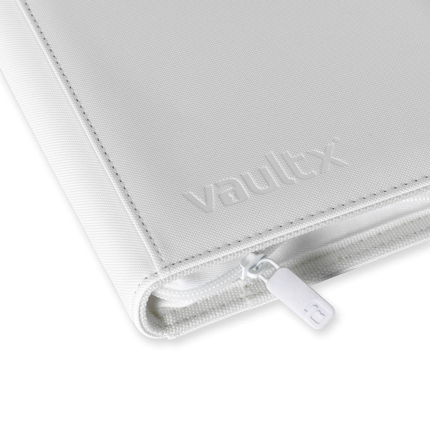 VaultX White Edition - 9-Pocket Exo-Tec® Zip Binder - Loaded Dice