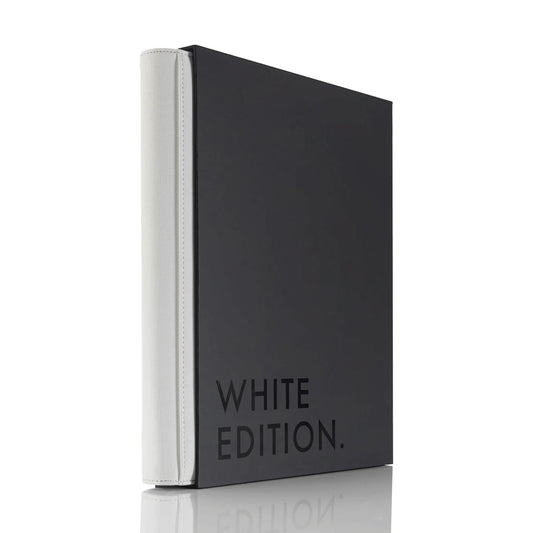 VaultX White Edition - 9-Pocket Exo-Tec® Zip Binder - Loaded Dice