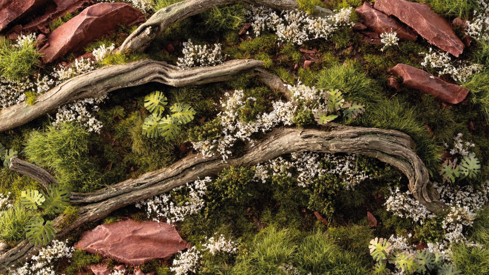 Gamers Grass - White Rose Flowers - Loaded Dice