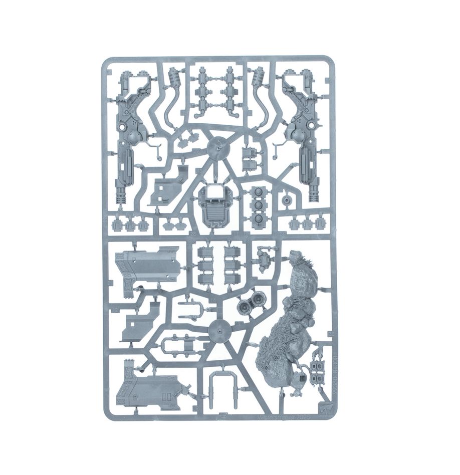 White Scars Suboden Khan unpainted plastic sprue, frame 1 of 2