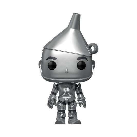 Wicked Tin Man Funko Pop! Movies vinyl figure in a metallic silver finish with funnel hat