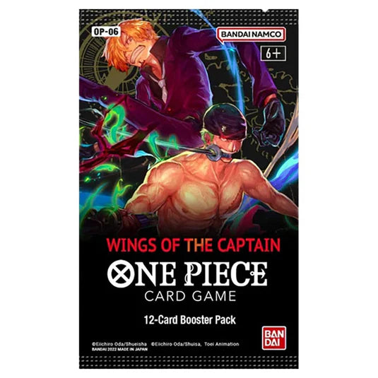 One Piece Card Game: Booster Pack - Wings of the Captain (Op-06) - Release Date 26/4/24