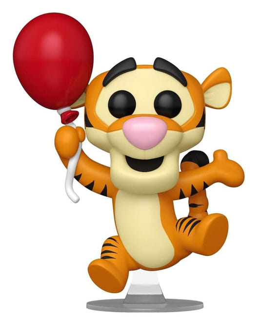 Winnie the Pooh Tigger with red balloon Funko Pop! Animation vinyl figure bouncing on a clear stand
