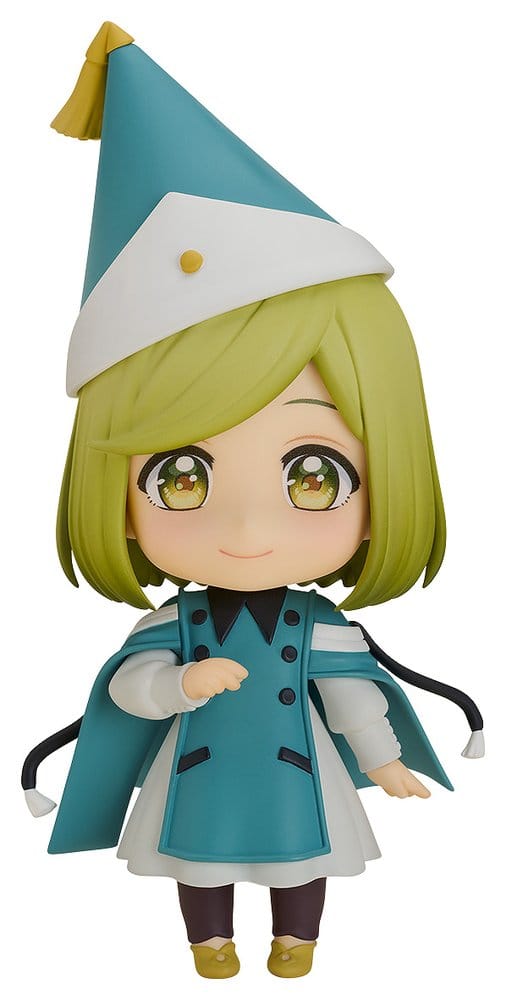 Coco Nendoroid from Witch Hat Atelier by Good Smile Company, pointed hat and teal cloak