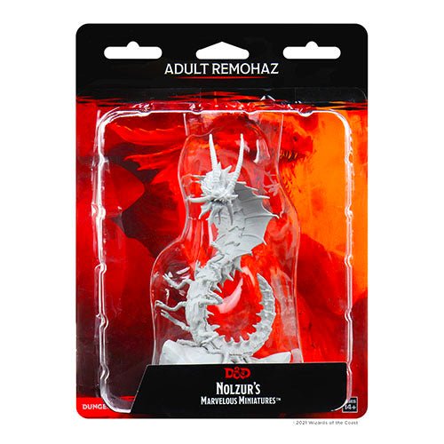 WizKids D&D Nolzur's Marvelous Miniatures Adult Remorhaz in its blister packaging