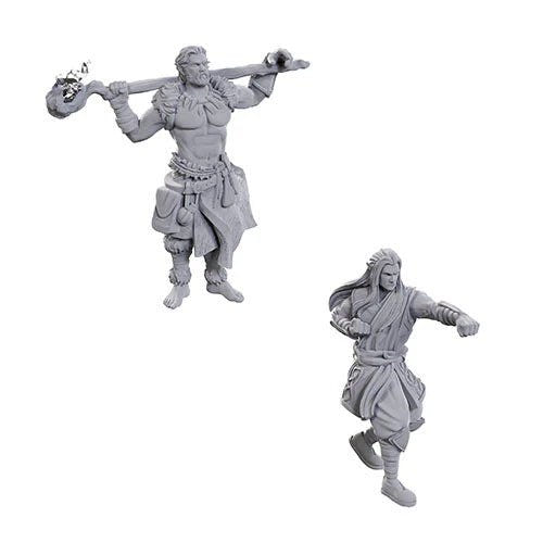 Wizkids - D&D Nolzurs Marvelous Miniatures: Archdruid & Martial Arts Adept - Wave 24 - Loaded Dice