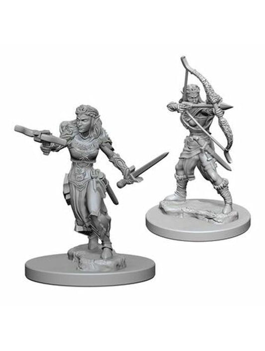 WizKids - D&D Nolzurs Marvelous Miniatures: Elf Female Ranger - Wave 1 - Loaded Dice