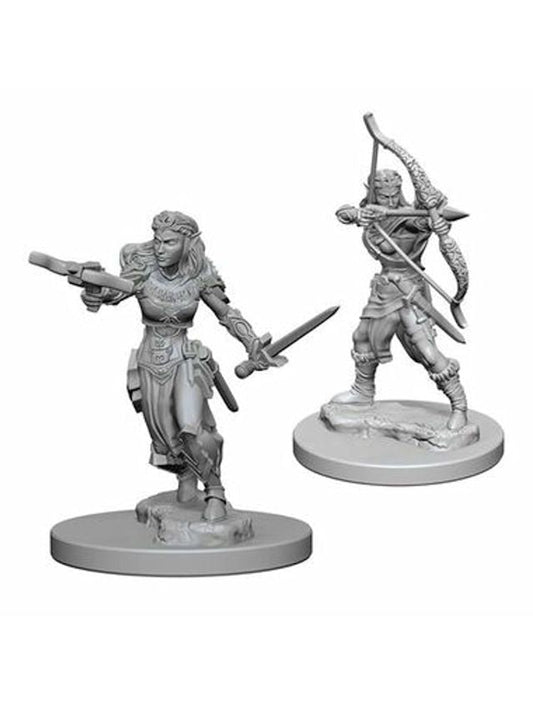 WizKids - D&D Nolzurs Marvelous Miniatures: Elf Female Ranger - Wave 1 - Loaded Dice