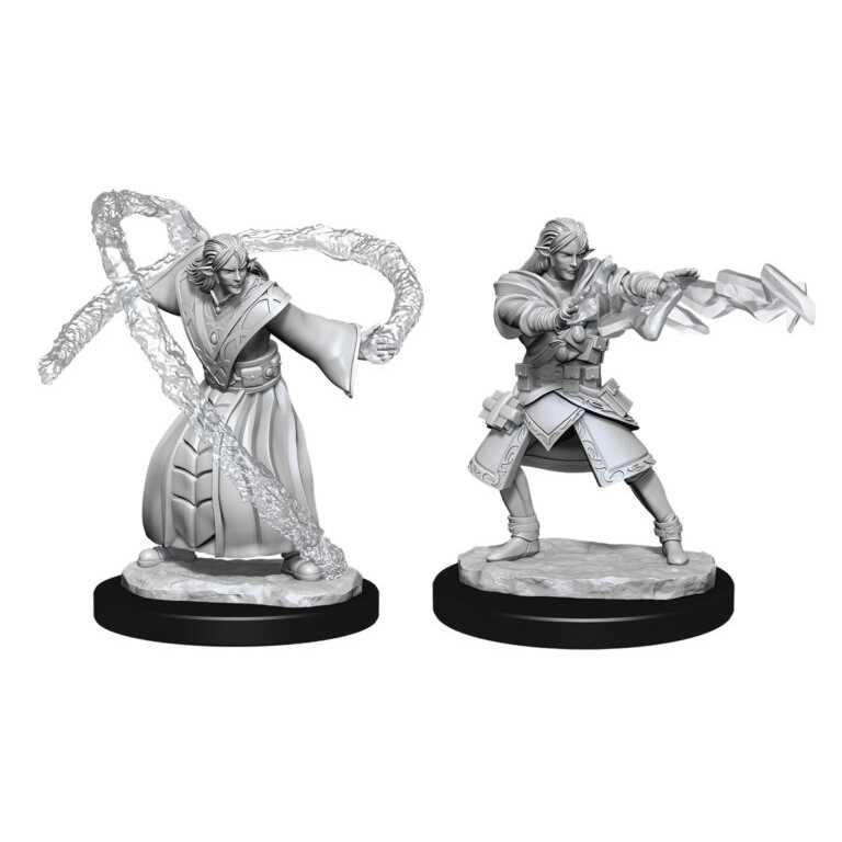 Wizkids - D&D Nolzurs Marvelous Miniatures: Elf Wizard Male - Wave 13 - Loaded Dice