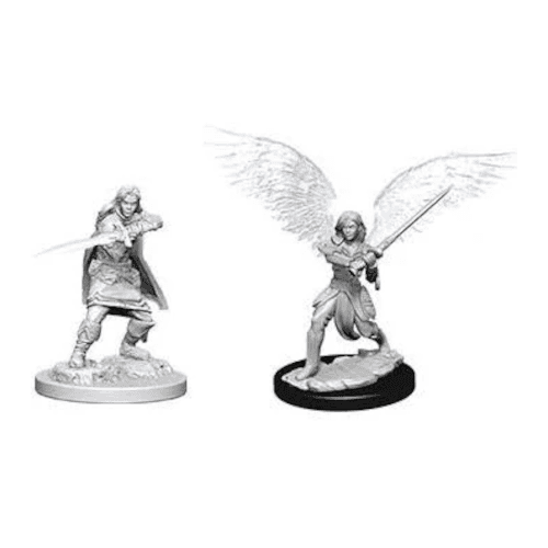 WizKids - D&D Nolzurs Marvelous Miniatures: Female Aasimar Fighter - Wave 6 - Loaded Dice