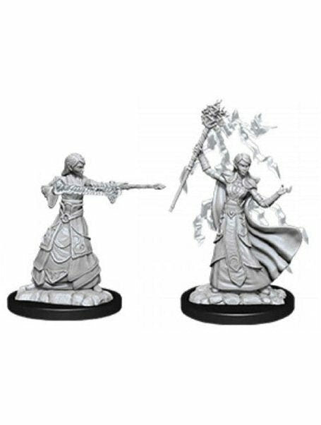 Wizkids - D&D Nolzurs Marvelous Miniatures: Female Elf Wizard - Wave 12 - Loaded Dice