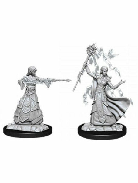 Wizkids - D&D Nolzurs Marvelous Miniatures: Female Elf Wizard - Wave 12 - Loaded Dice