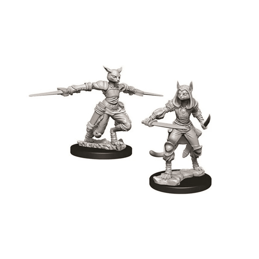 WizKids - D&D Nolzurs Marvelous Miniatures: Female Tabaxi Rogue - Wave 9 - Loaded Dice