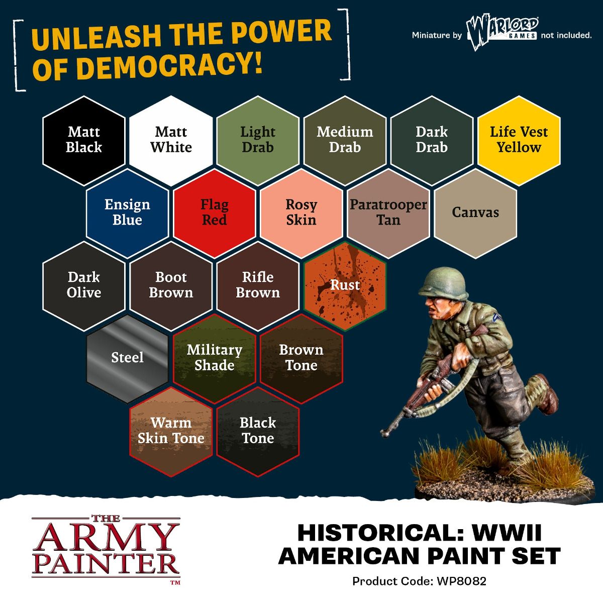 Army Painter Historical: WWII American Paint Set - Loaded Dice