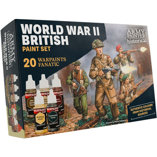 Army Painter Historical: WWII British Paint Set - Loaded Dice