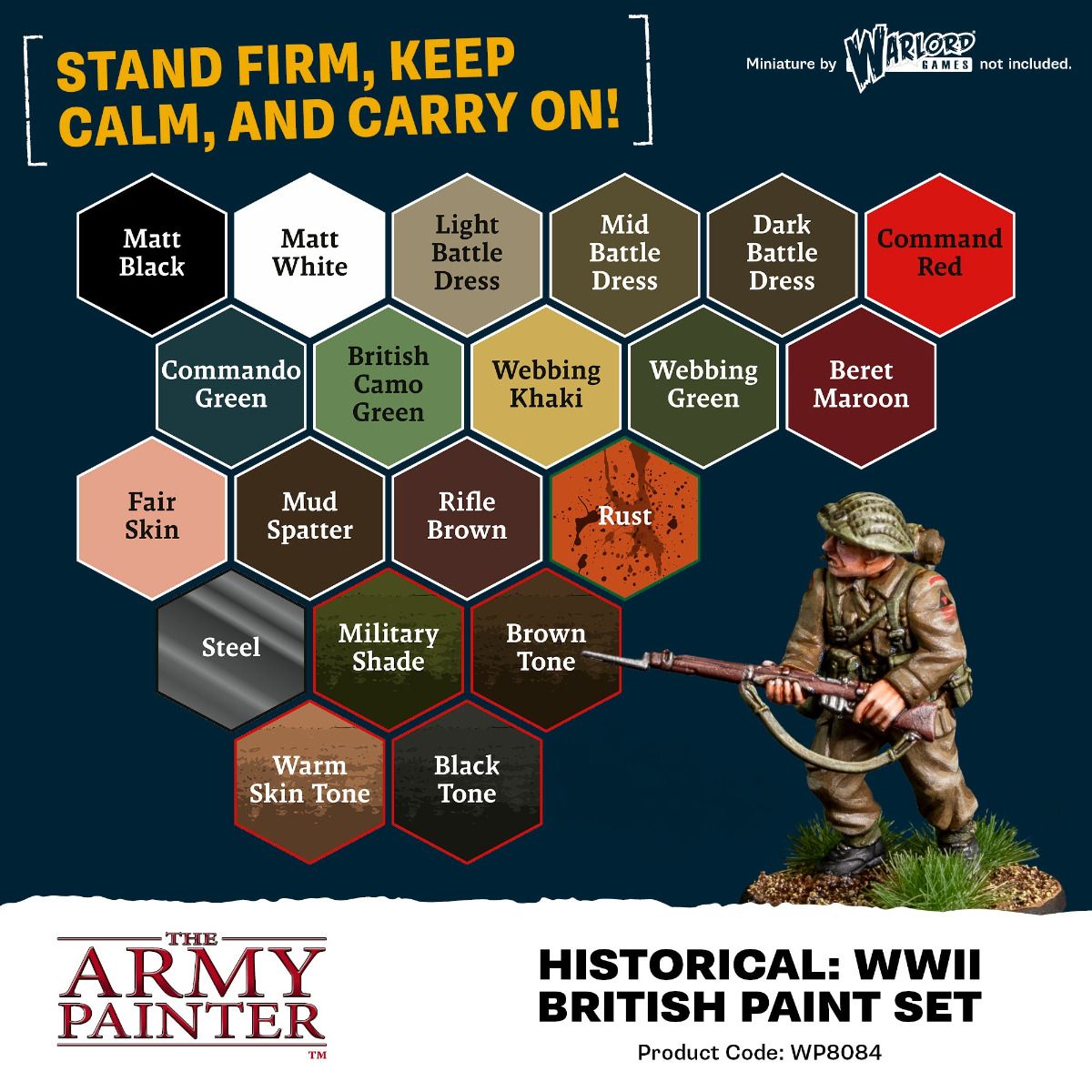Army Painter Historical: WWII British Paint Set - Loaded Dice