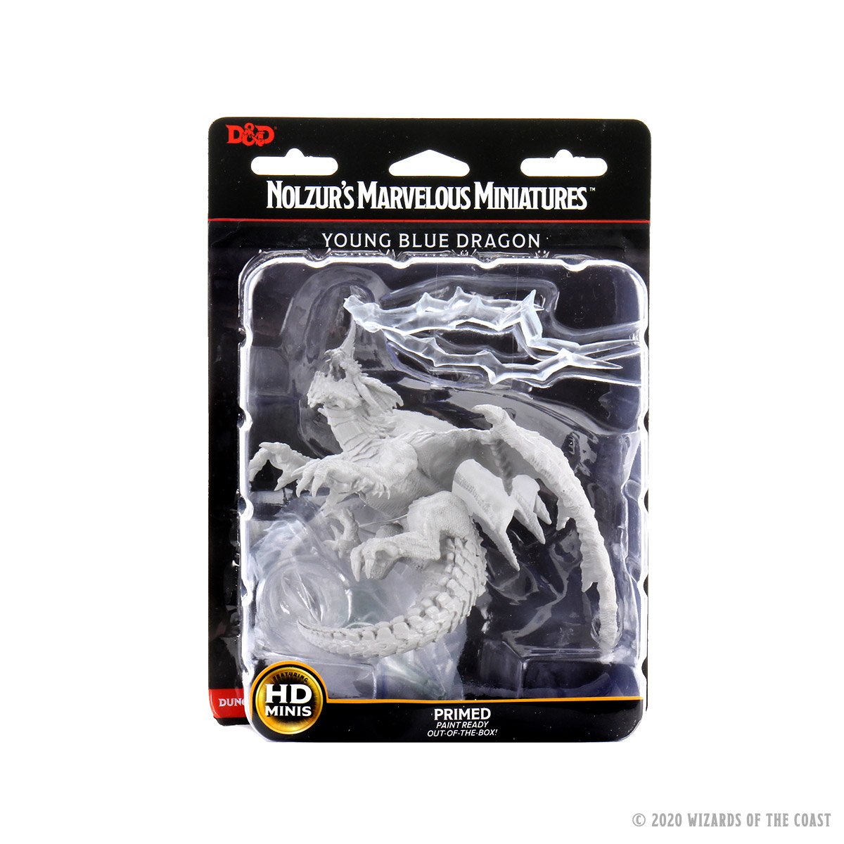 Young Blue Dragon: D&D Nolzur's Marvelous Unpainted Miniature (W8) - Loaded Dice