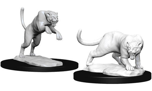 D&D Nolzurs Marvelous Miniatures: Panther & Leopard - Wave 6 - Loaded Dice