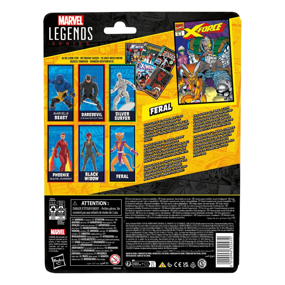 Hasbro X-Force Marvel Legends Action Figure Feral 15 cm – image 2
