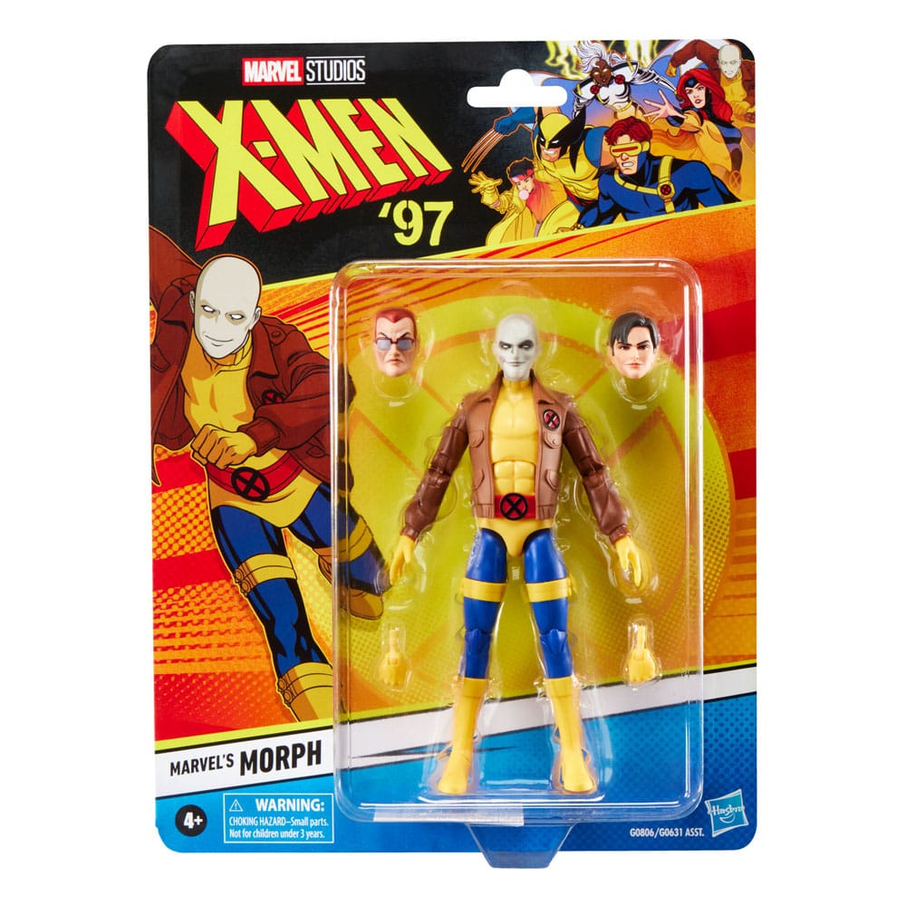 Marvel Legends X-Men '97 Morph figure on retro-style blister card, front view