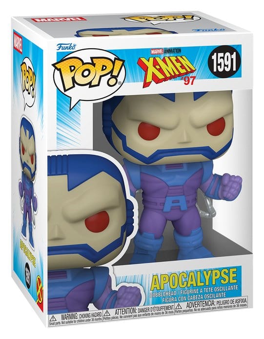 Apocalypse Funko POP! bobblehead in its X-Men '97 window box, number 1591