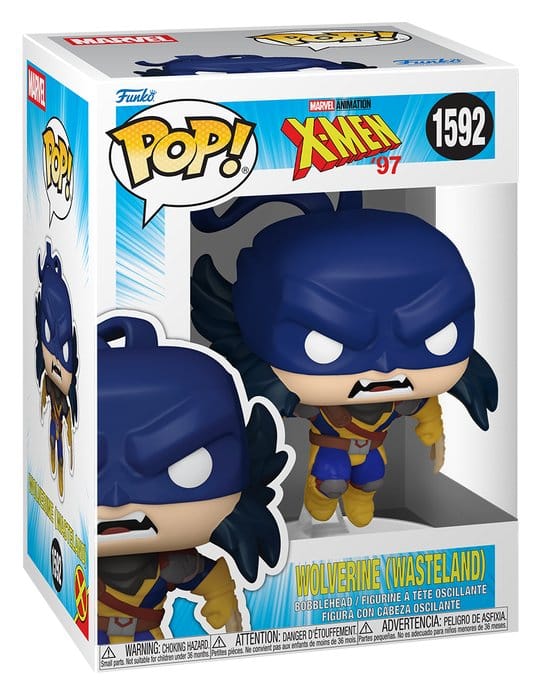 Wolverine (Wasteland) Funko POP! bobblehead in its X-Men '97 window box, number 1592