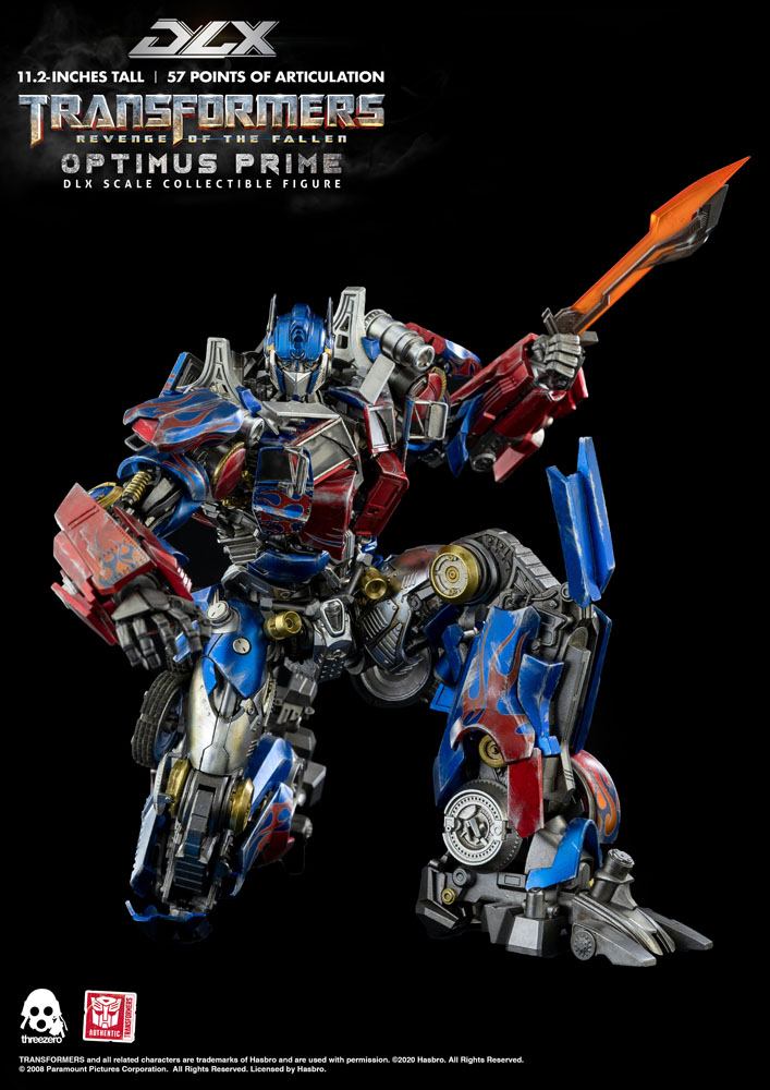 Transformers: Revenge of the Fallen DLX Action Figure 1/6 Optimus Prime 28cm - Loaded Dice