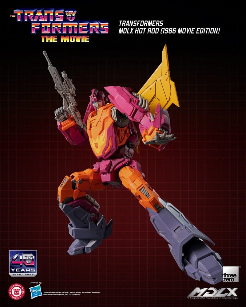 Transformers MDLX Action Figure Hot Rod (1986 Movie Edition) 18 cm