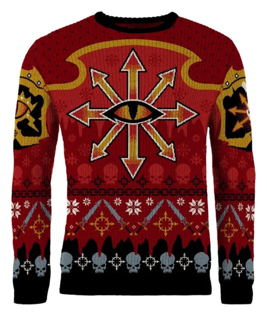 Warhammer 40,000 Christmas Jumper Chaos