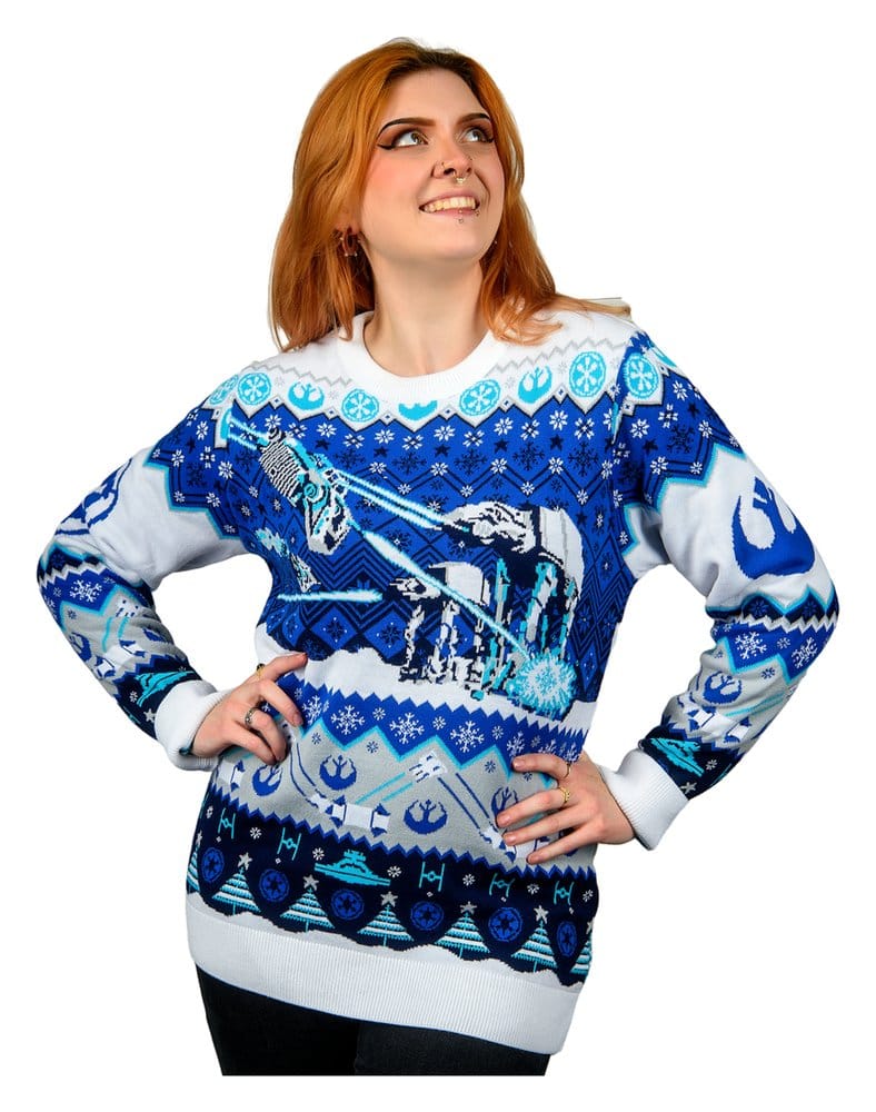 Star Wars Christmas Jumper AT-AT Assault