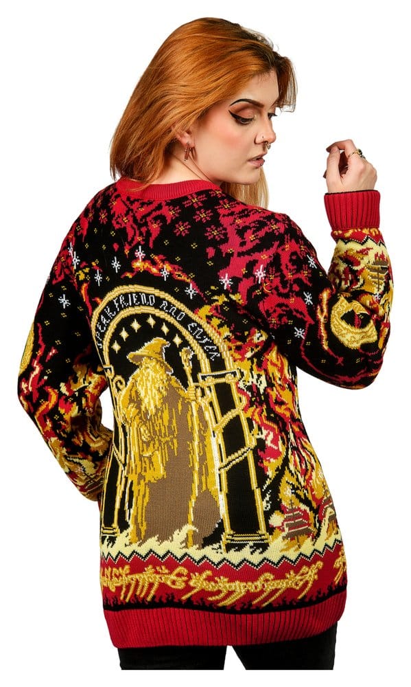 Lord of the Rings Christmas Jumper Balrog