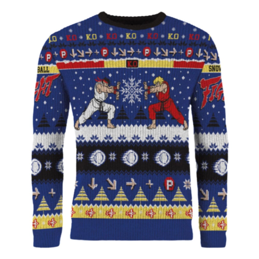 Street Fighter Christmas Jumper Ryu & Ken