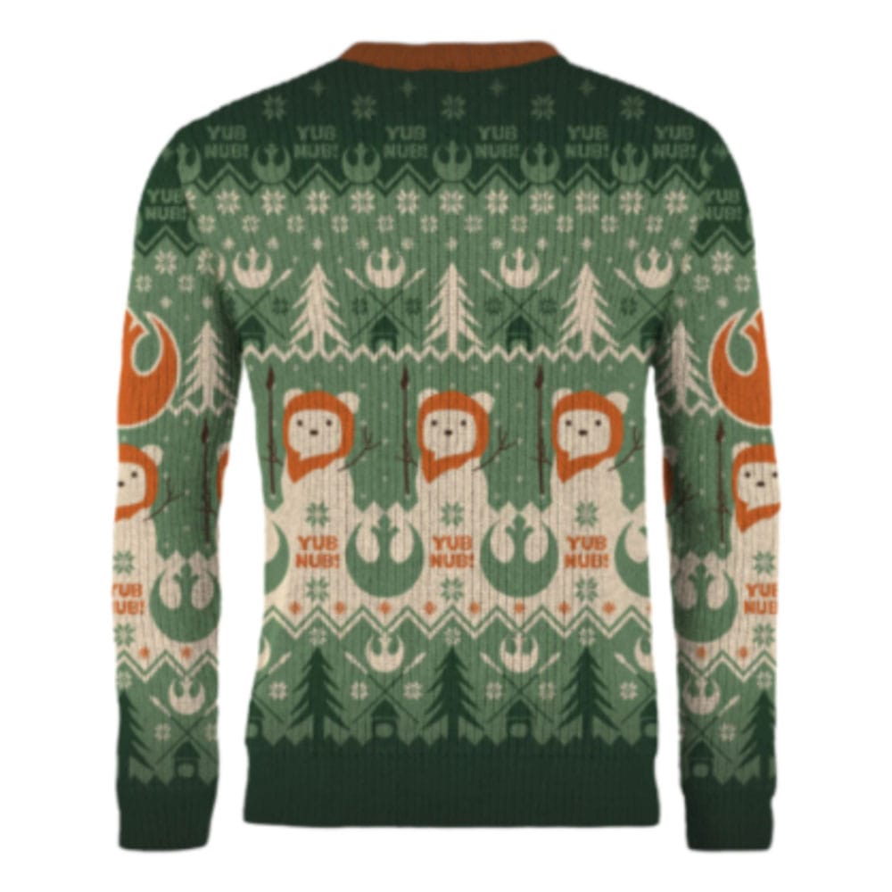 Star Wars Christmas Jumper Ewok'n around the Christmas Tree