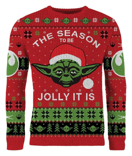 Star Wars Christmas Jumper Yoda
