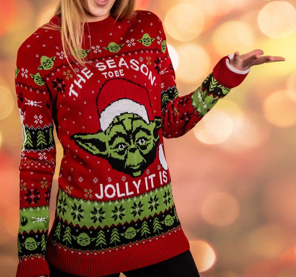 Star Wars Christmas Jumper Yoda