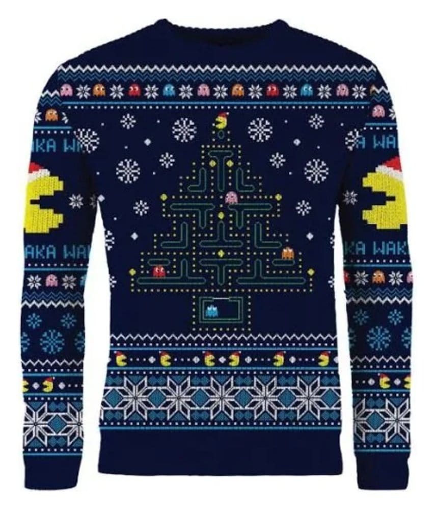 Pac-Man Christmas Jumper