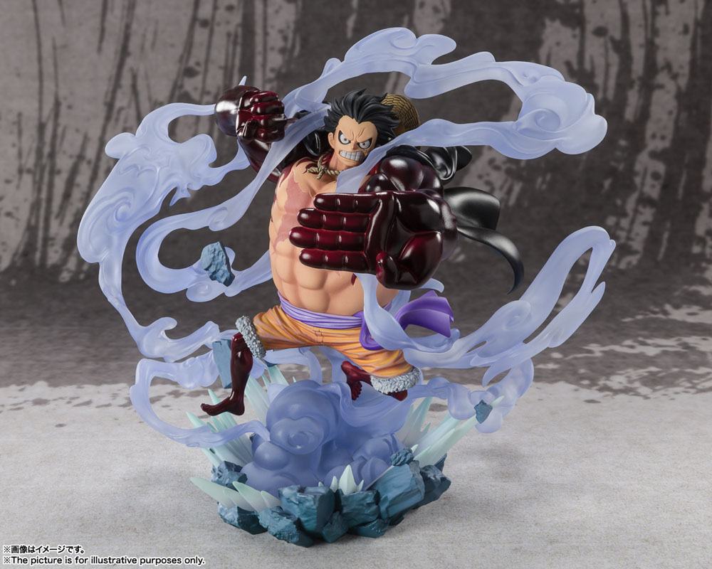 One Piece FiguartsZERO PVC Statue Extra Battle Monkey D. Luffy Gear 4 Battle of Monsters on Onigashima 21 cm