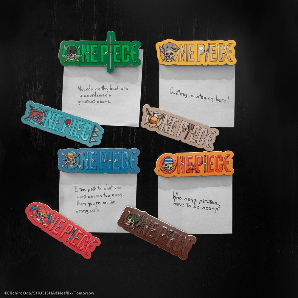 One Piece Fridge Magnets 8-Pack Title Sequence - Loaded Dice